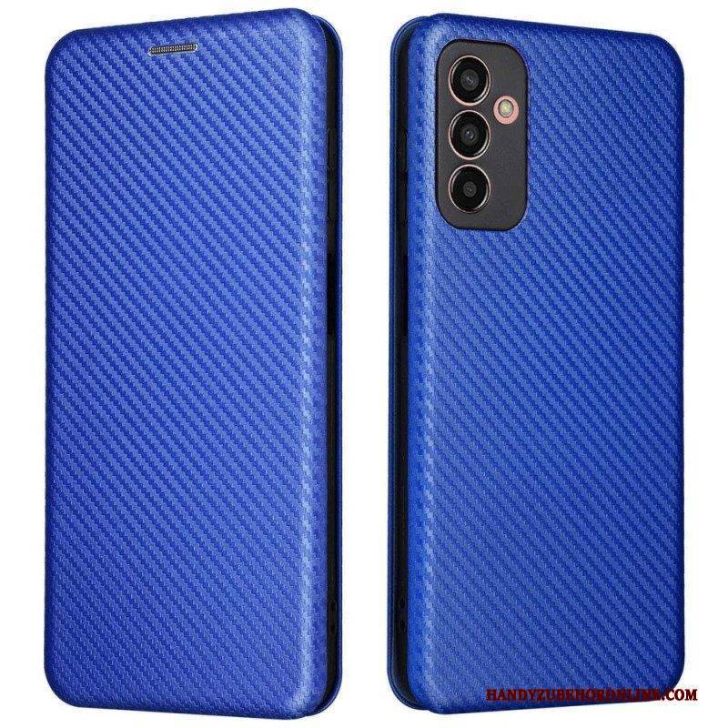 Schutzhülle Für Samsung Galaxy M13 Flip Case Kohlefaser