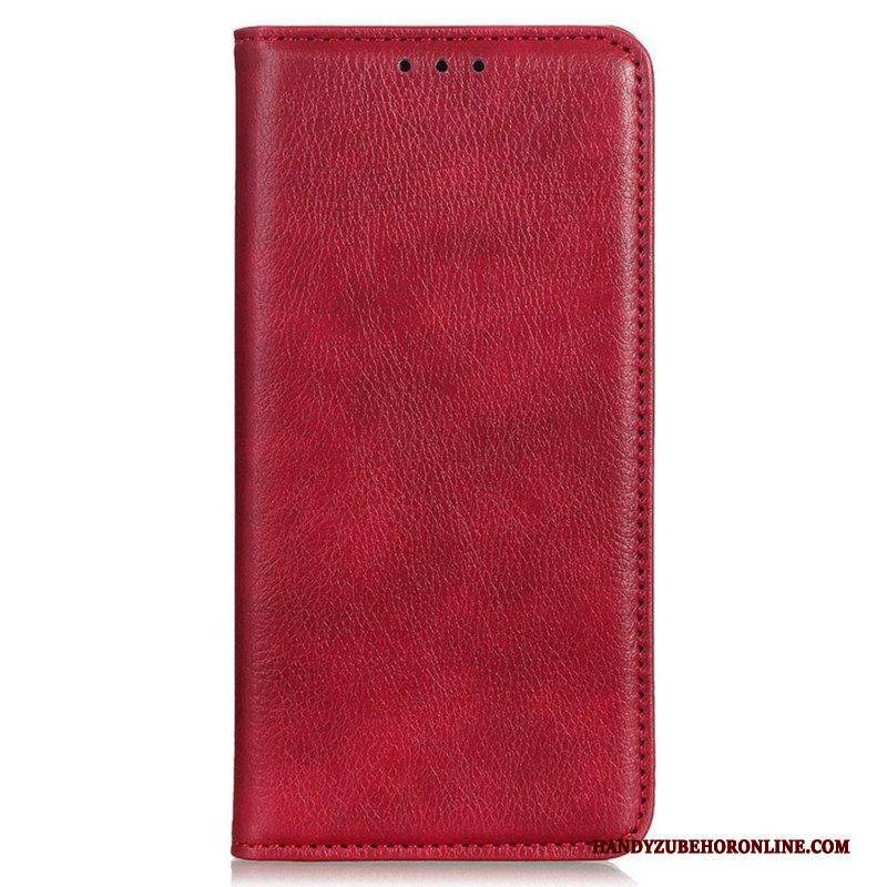 Schutzhülle Für Samsung Galaxy M13 Flip Case Litschi-spaltleder