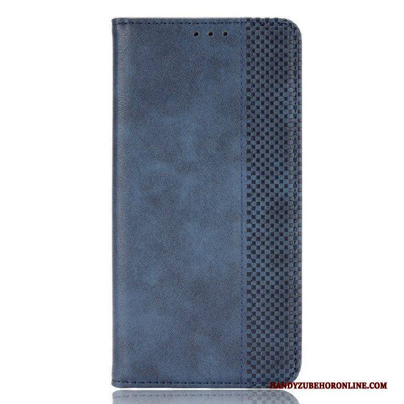 Schutzhülle Für Samsung Galaxy M23 5G Flip Case Stilisierter Vintage-ledereffekt