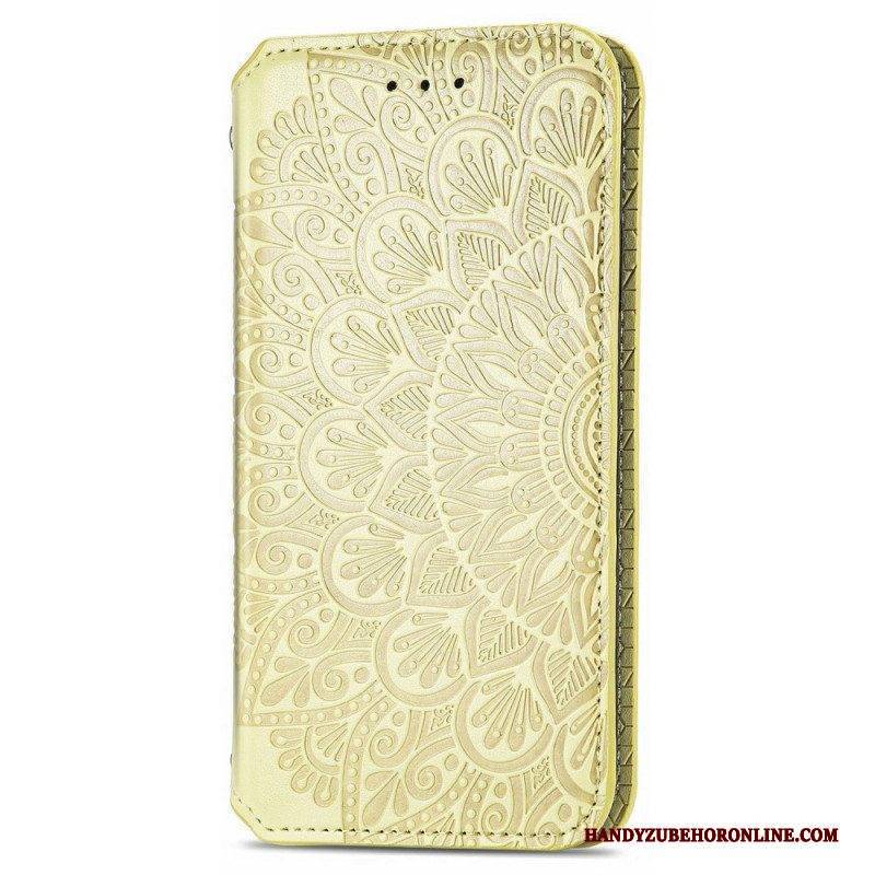 Schutzhülle Für Samsung Galaxy M52 5G Flip Case Kunstleder Antik