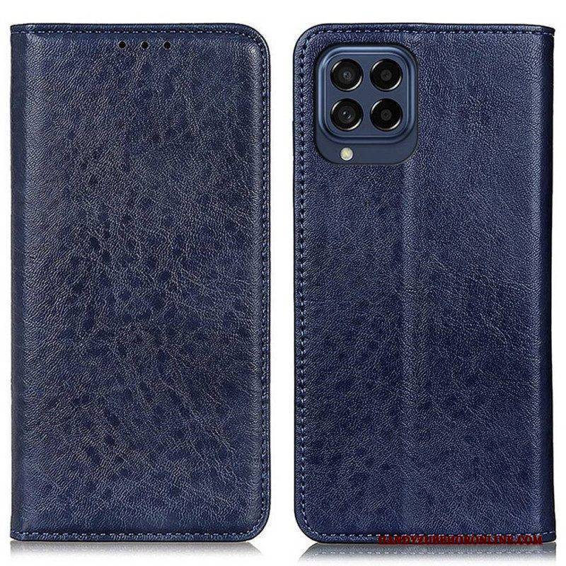 Schutzhülle Für Samsung Galaxy M53 5G Flip Case Lederstruktur