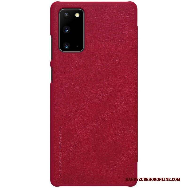 Schutzhülle Für Samsung Galaxy Note 20 Flip Case Nillkin Qin-serie