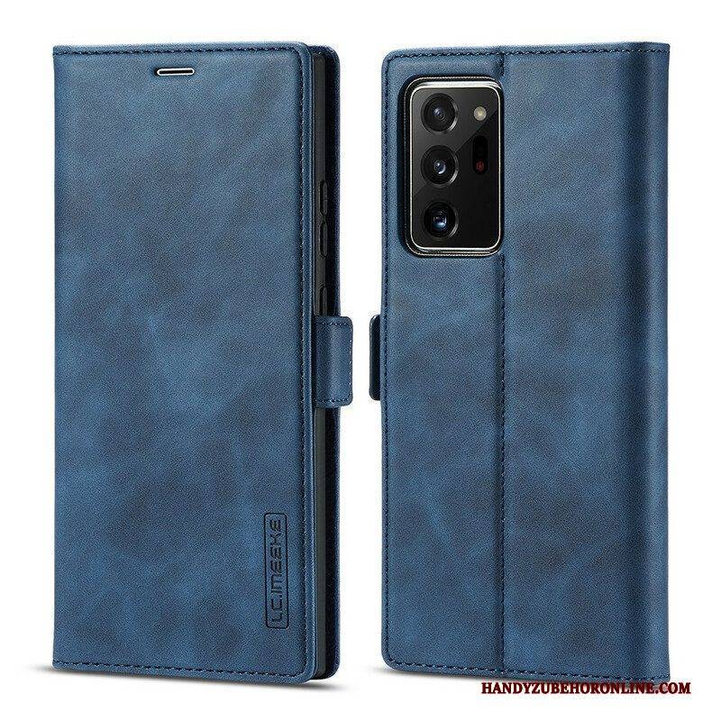 Schutzhülle Für Samsung Galaxy Note 20 Ultra Flip Case Lc.imeeke Ledereffekt