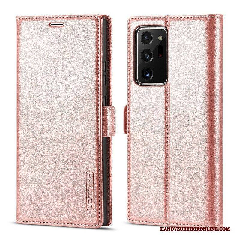 Schutzhülle Für Samsung Galaxy Note 20 Ultra Flip Case Lc.imeeke Ledereffekt