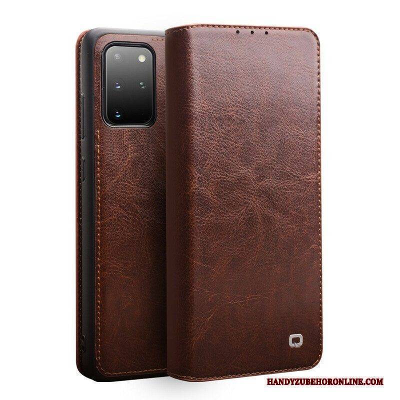 Schutzhülle Für Samsung Galaxy S20 Plus / S20 Plus 5G Flip Case Qialino Echtes Leder