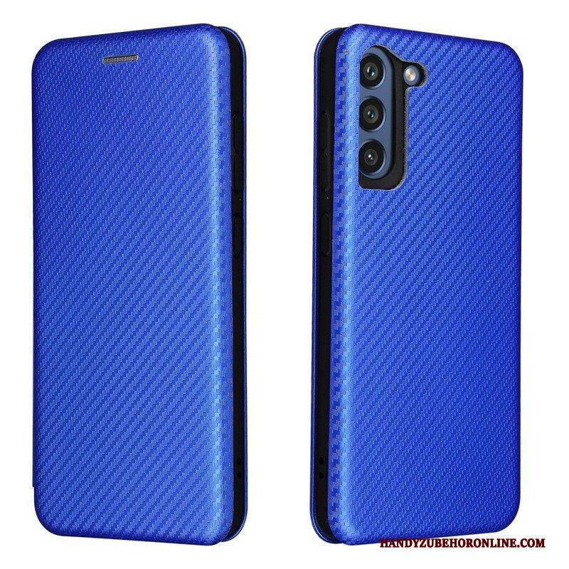 Schutzhülle Für Samsung Galaxy S21 FE Flip Case Kohlefaser