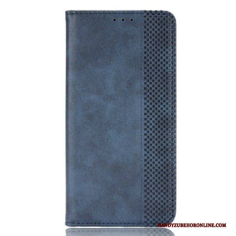 Schutzhülle Für Samsung Galaxy S21 FE Flip Case Stilisierter Vintage-ledereffekt