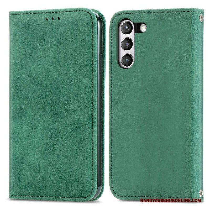 Schutzhülle Für Samsung Galaxy S21 FE Flip Case Vintage-kunstleder