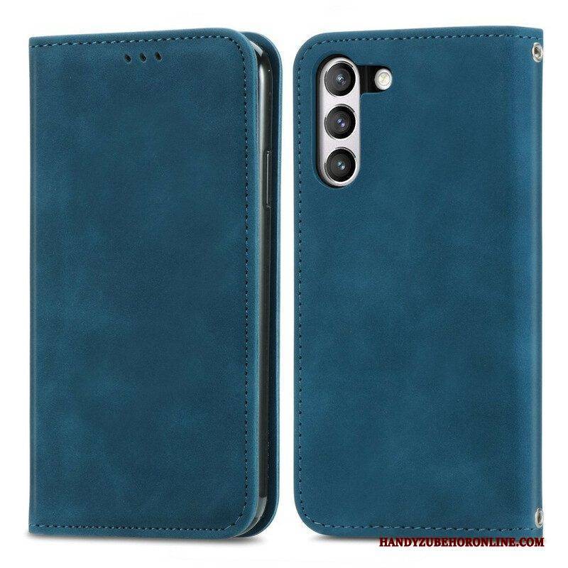 Schutzhülle Für Samsung Galaxy S21 FE Flip Case Vintage-kunstleder