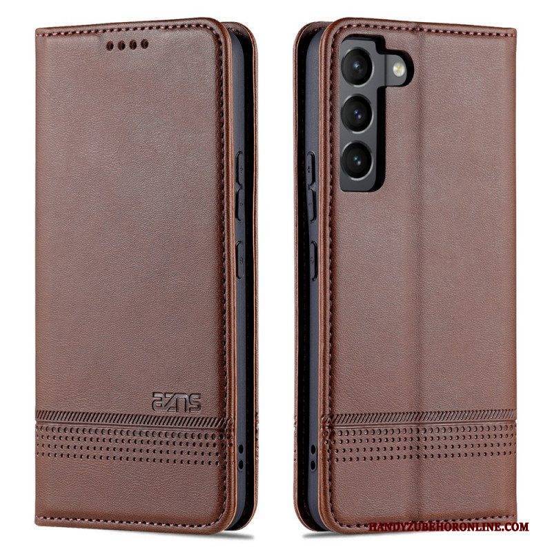 Schutzhülle Für Samsung Galaxy S22 5G Flip Case Azns Leder-styling