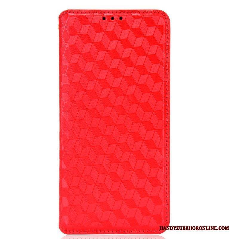 Schutzhülle Für Samsung Galaxy S22 5G Flip Case Diamant-ledereffekt