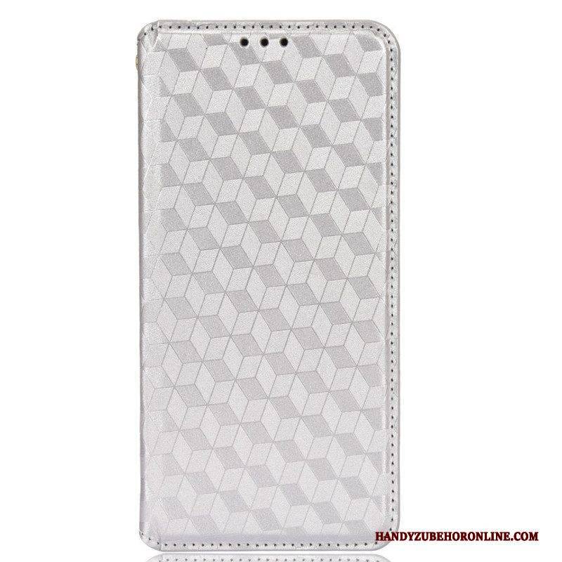 Schutzhülle Für Samsung Galaxy S22 5G Flip Case Diamant-ledereffekt