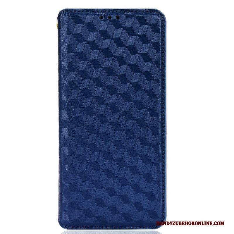 Schutzhülle Für Samsung Galaxy S22 5G Flip Case Diamant-ledereffekt