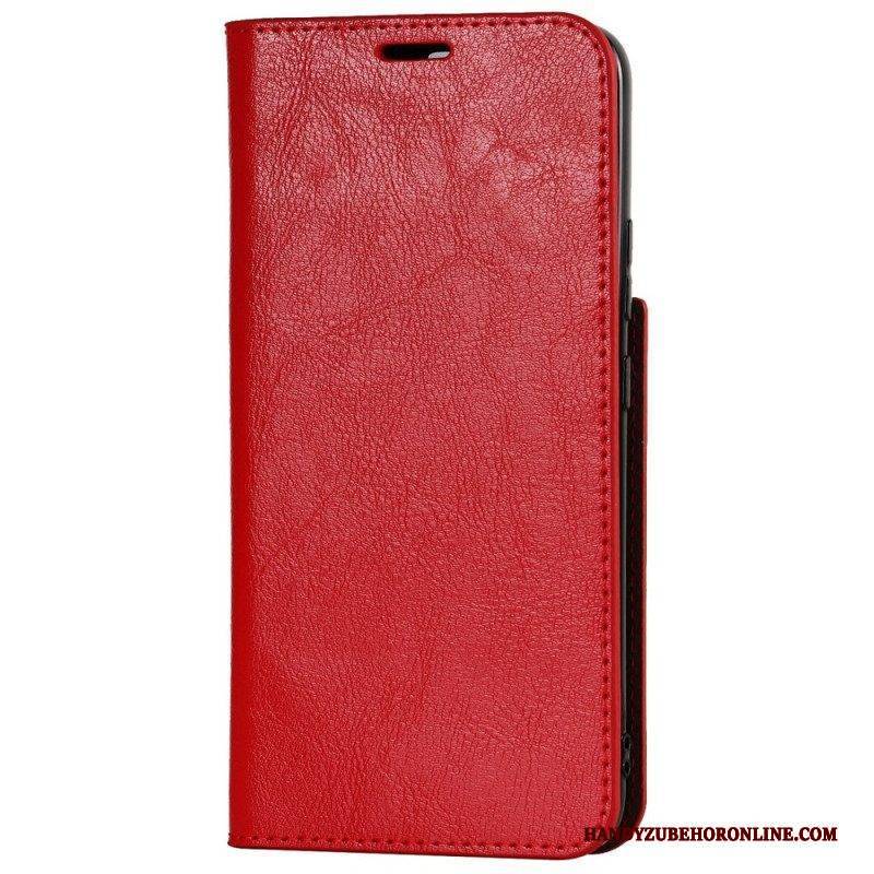 Schutzhülle Für Samsung Galaxy S22 5G Flip Case Echtes Leder