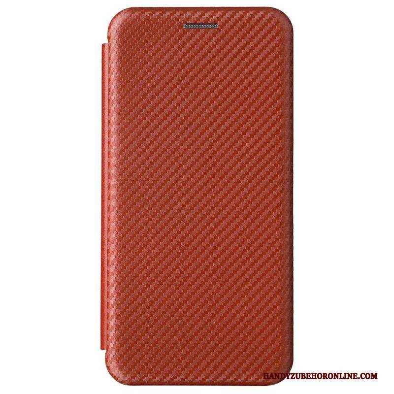 Schutzhülle Für Samsung Galaxy S22 5G Flip Case Kohlefaser