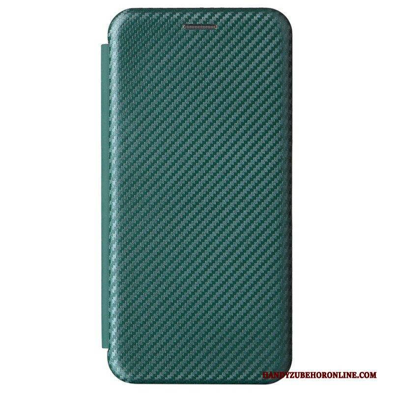 Schutzhülle Für Samsung Galaxy S22 5G Flip Case Kohlefaser