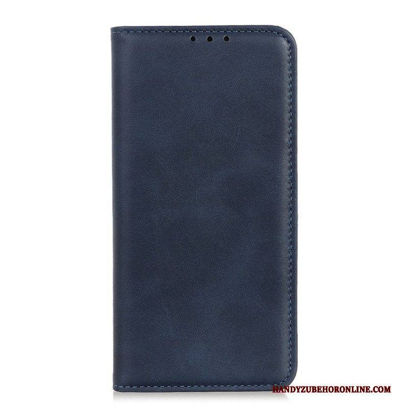 Schutzhülle Für Samsung Galaxy S22 Ultra 5G Flip Case Elegantes Spaltleder