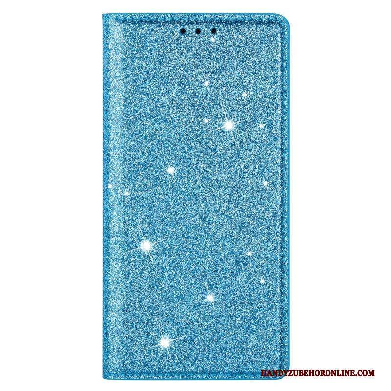 Schutzhülle Für Samsung Galaxy S22 Ultra 5G Flip Case Pailletten-stil