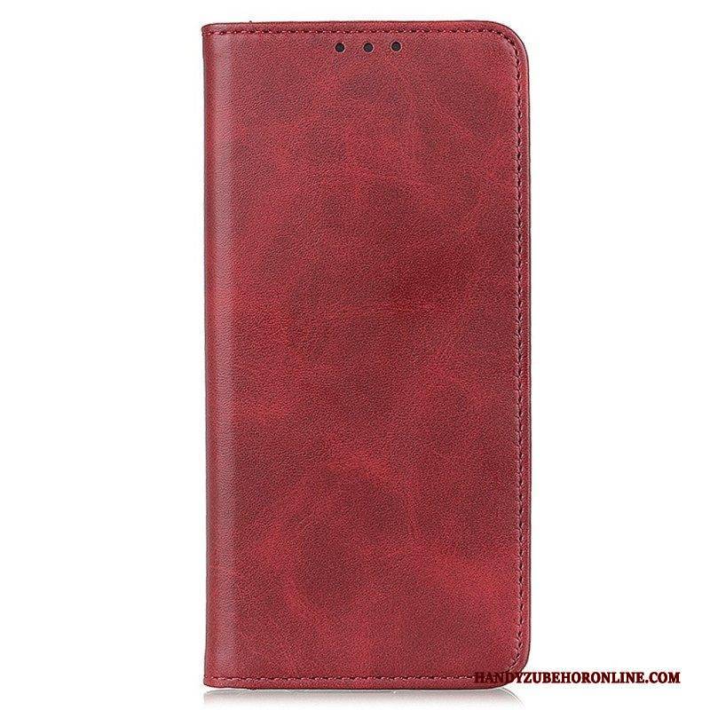 Schutzhülle Für Samsung Galaxy S23 5G Flip Case Spaltleder