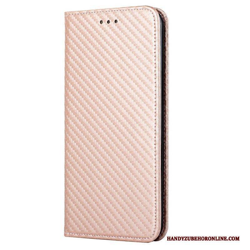 Schutzhülle Für Samsung Galaxy S23 Plus 5G Mit Kordel Flip Case Riemchen-carbonfaser-stil