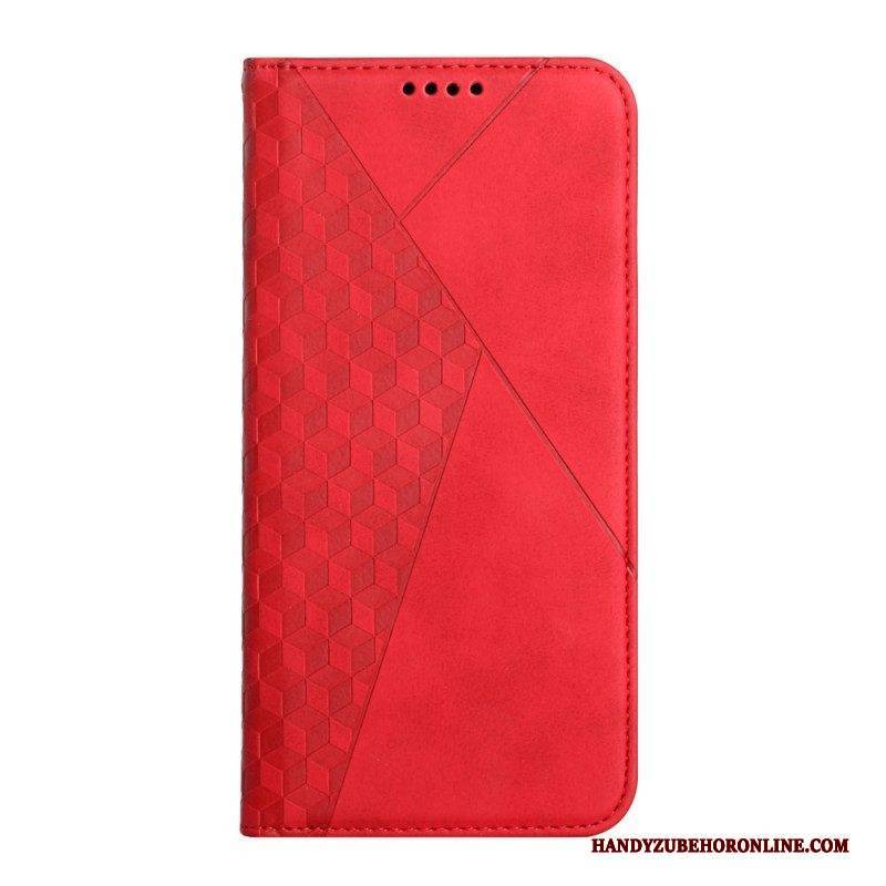 Schutzhülle Für Samsung Galaxy S23 Ultra 5G Flip Case Stil Leder 3d-muster