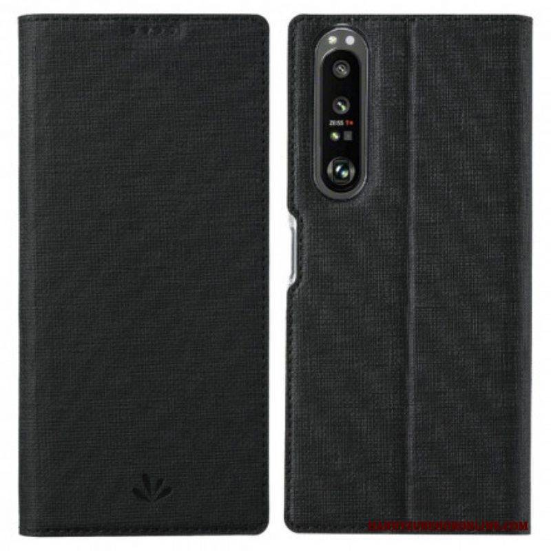 Schutzhülle Für Sony Xperia 1 III Flip Case Strukturiertes Vili Dmx