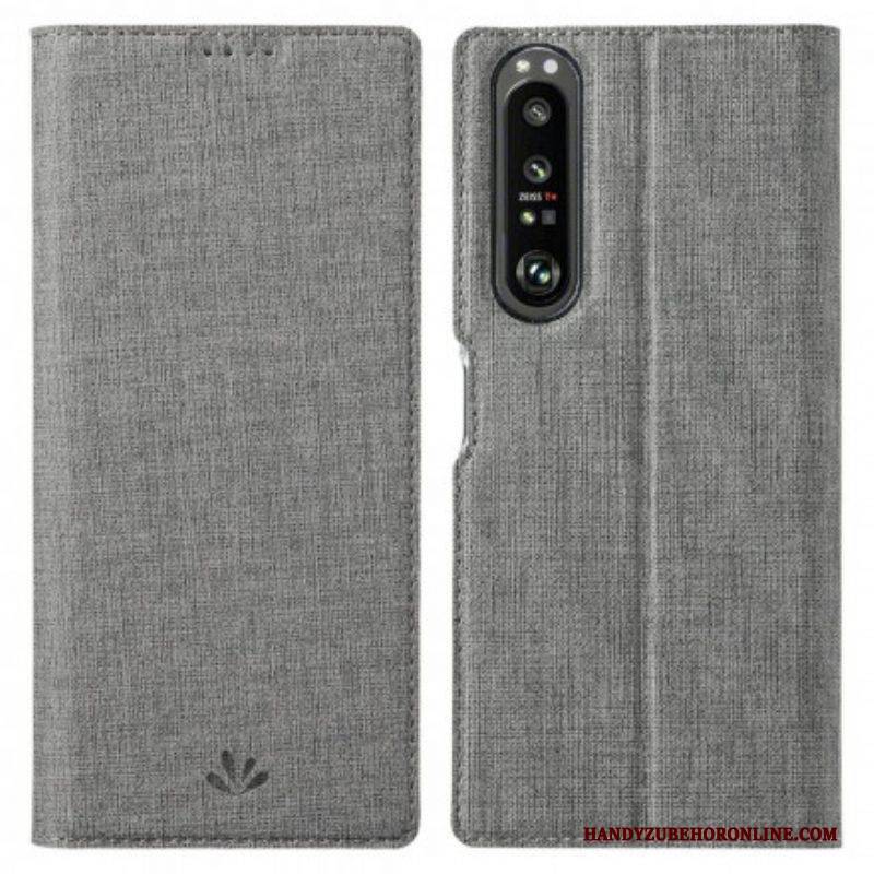 Schutzhülle Für Sony Xperia 1 III Flip Case Strukturiertes Vili Dmx