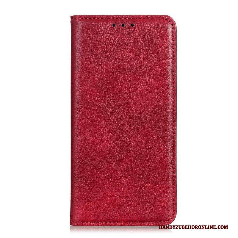 Schutzhülle Für Sony Xperia 1 IV Flip Case Litschi-spaltleder