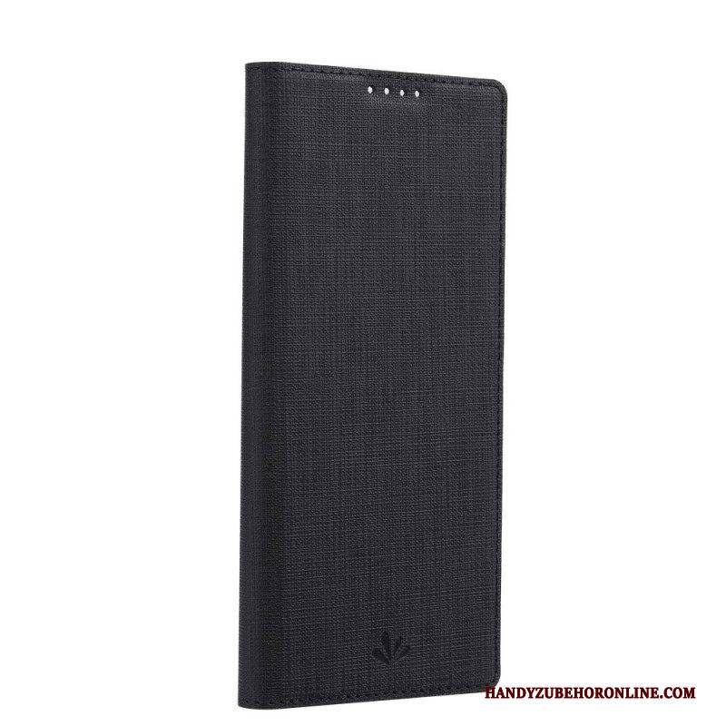 Schutzhülle Für Sony Xperia 10 IV Flip Case Vili-stoffstruktur