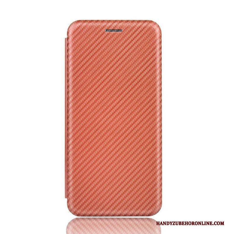 Schutzhülle Für Sony Xperia 5 II Flip Case Farbiges Carbon-silikon