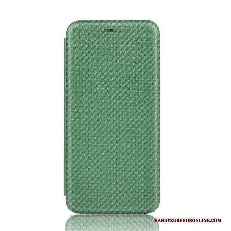 Schutzhülle Für Sony Xperia 5 II Flip Case Farbiges Carbon-silikon