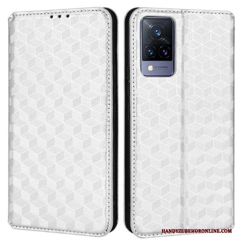 Schutzhülle Für Vivo V21 5G Flip Case Diamant-ledereffekt