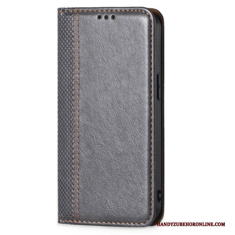 Schutzhülle Für Xiaomi 12 Pro Flip Case Vintage-ledereffekt