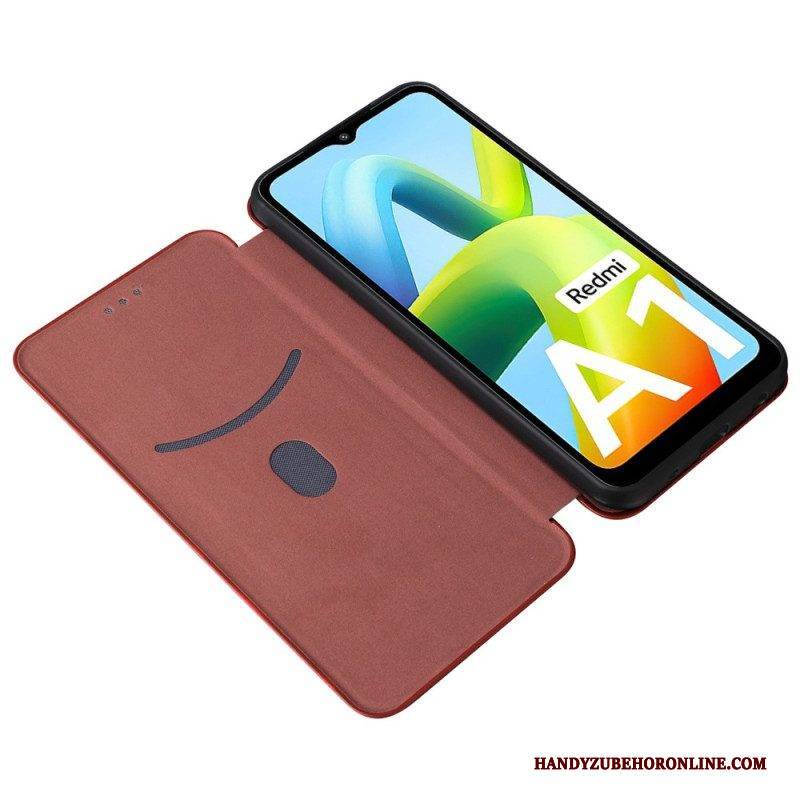 Schutzhülle Für Xiaomi Redmi A1 Flip Case Kohlefaser