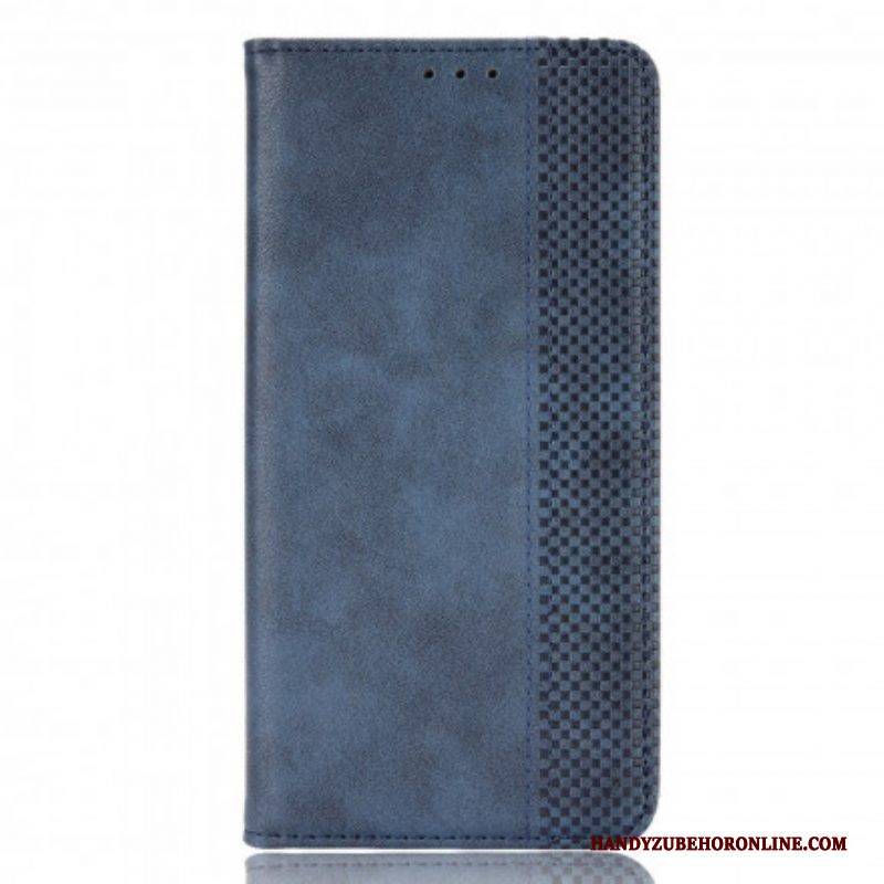 Schutzhülle Für Xiaomi Redmi Note 10 / 10S Flip Case Stilisierter Vintage-ledereffekt