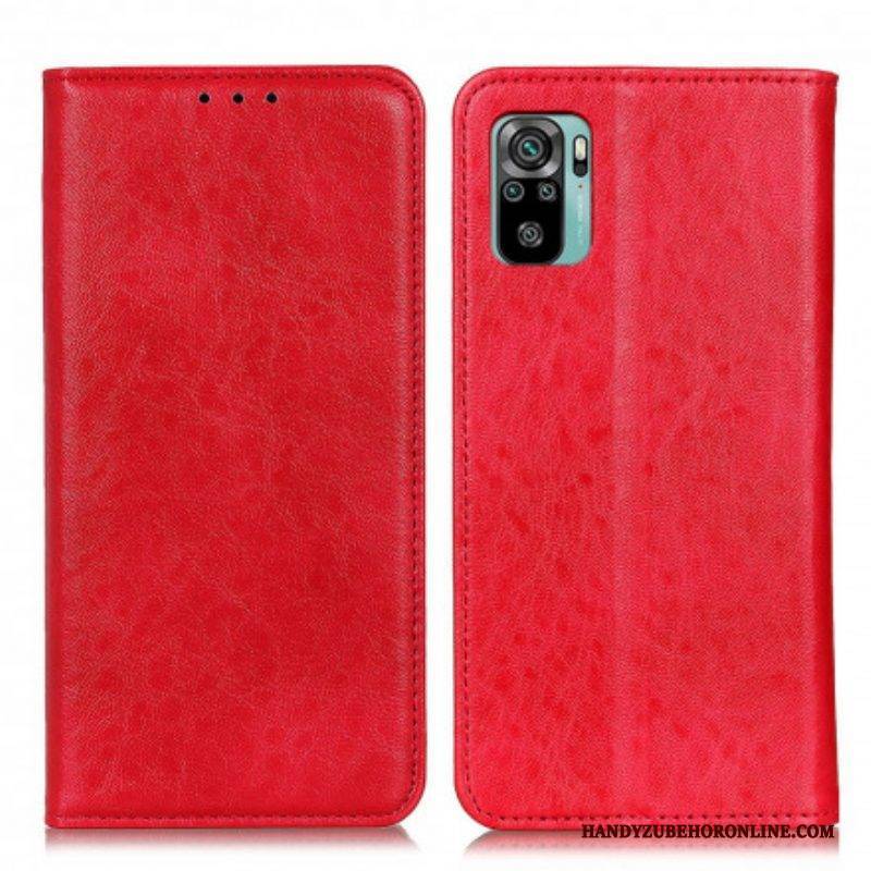 Schutzhülle Für Xiaomi Redmi Note 10 / 10S Flip Case Strukturierter Ledereffekt