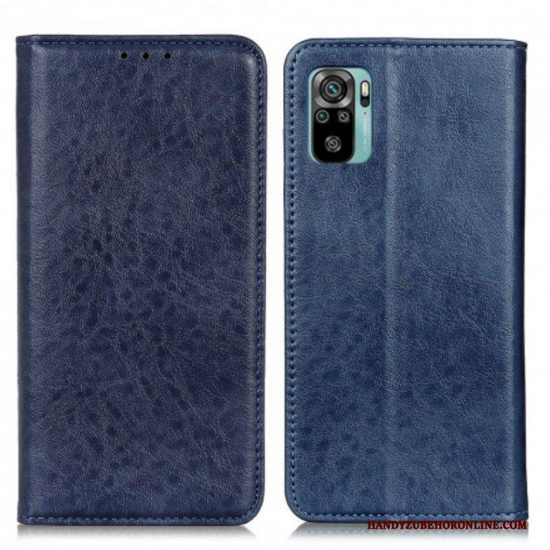 Schutzhülle Für Xiaomi Redmi Note 10 / 10S Flip Case Strukturierter Ledereffekt