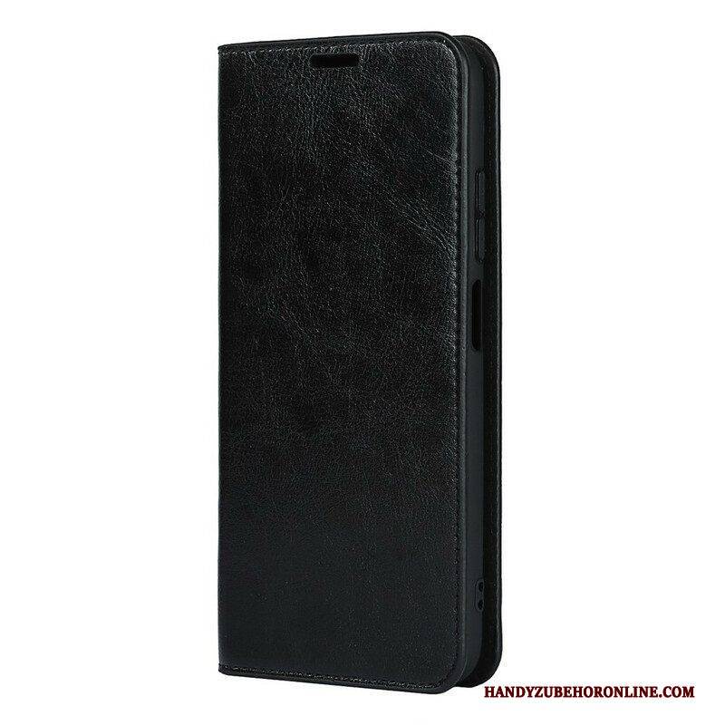 Schutzhülle Für Xiaomi Redmi Note 10 5G Flip Case Echtes Leder