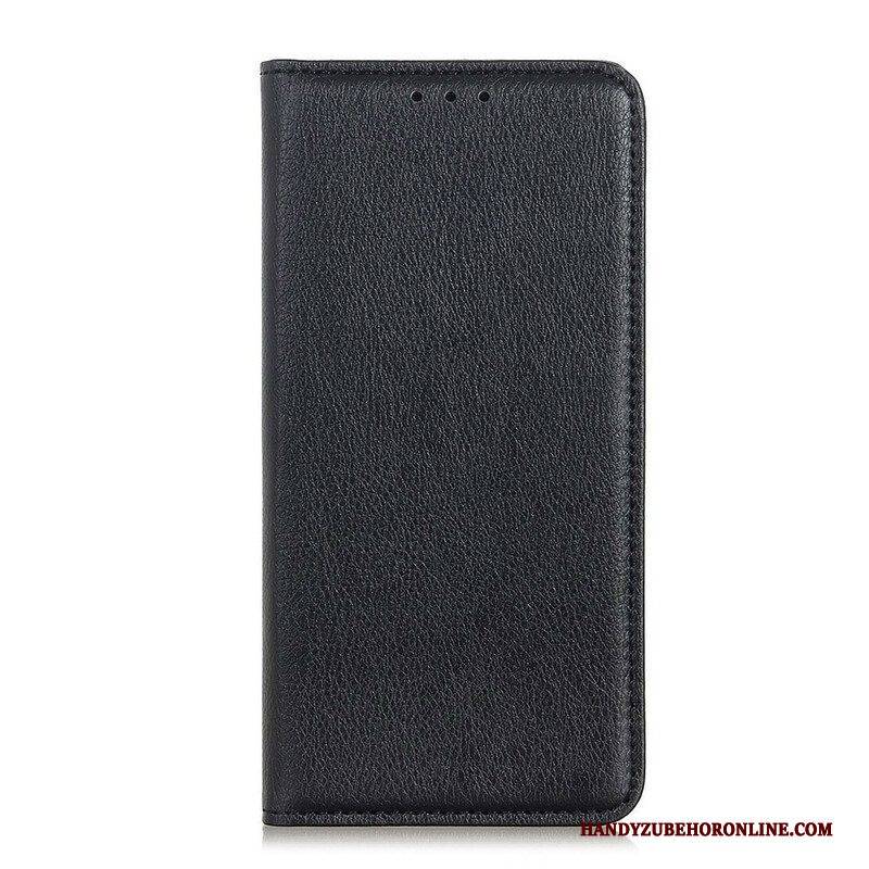 Schutzhülle Für Xiaomi Redmi Note 10 5G Flip Case Litschi-spaltleder-textur