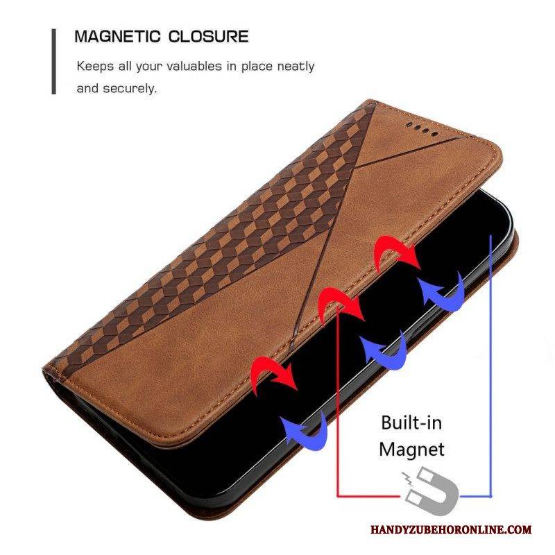 Schutzhülle Für Xiaomi Redmi Note 10 Pro Flip Case Geo-ledereffekt