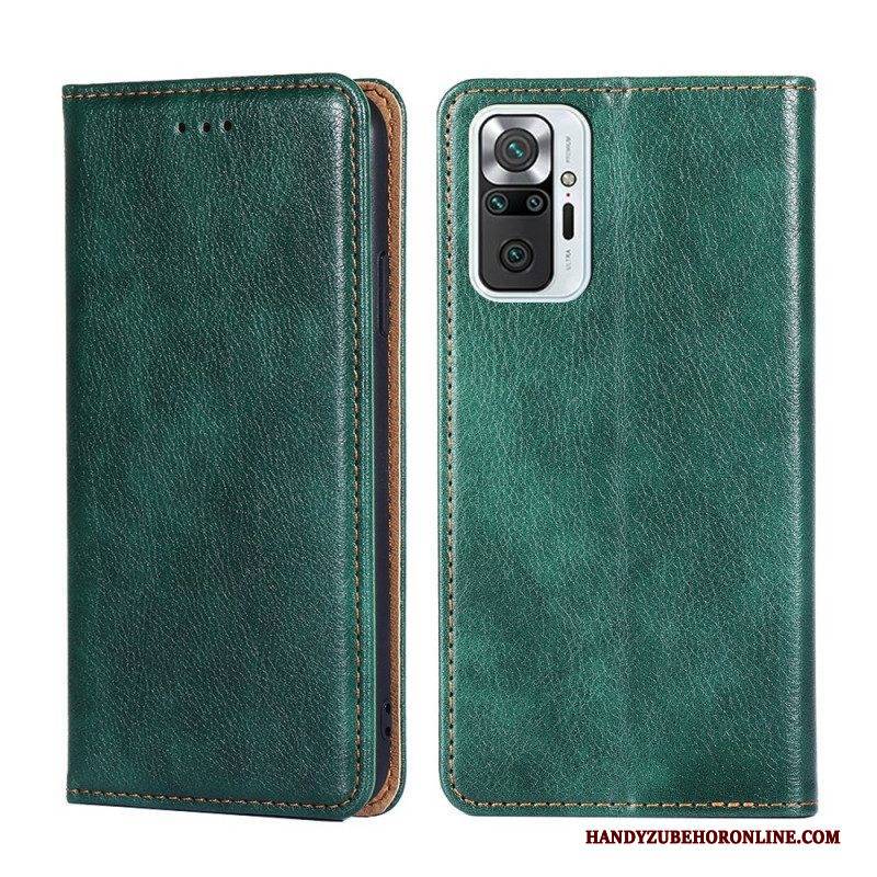 Schutzhülle Für Xiaomi Redmi Note 10 Pro Flip Case Vintage-lederstil