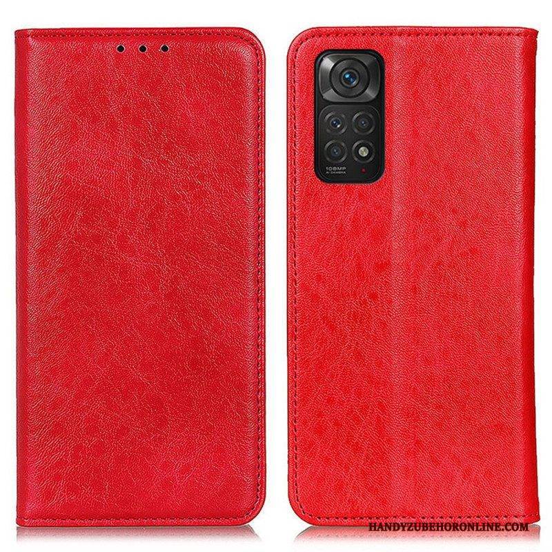 Schutzhülle Für Xiaomi Redmi Note 11 / 11S Flip Case Lederstruktur