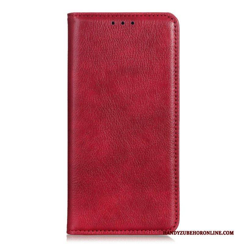 Schutzhülle Für Xiaomi Redmi Note 11 / 11S Flip Case Litschi-spaltleder-textur