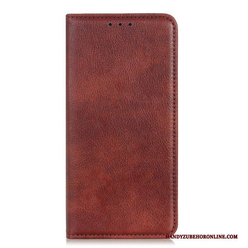 Schutzhülle Für Xiaomi Redmi Note 11 / 11S Flip Case Litschi-spaltleder-textur