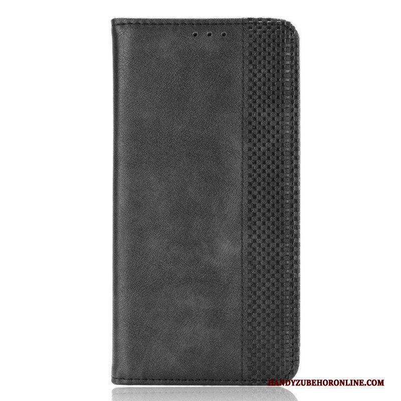 Schutzhülle Für Xiaomi Redmi Note 11 / 11S Flip Case Stilisierter Vintage-ledereffekt