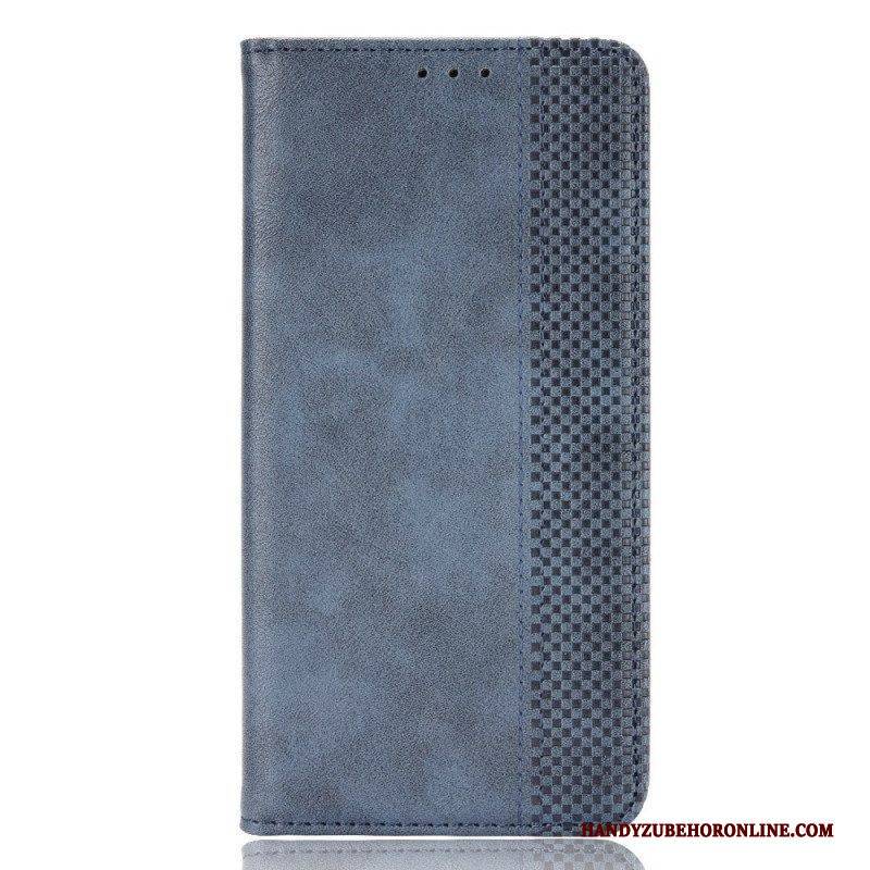 Schutzhülle Für Xiaomi Redmi Note 11 / 11S Flip Case Stilisierter Vintage-ledereffekt