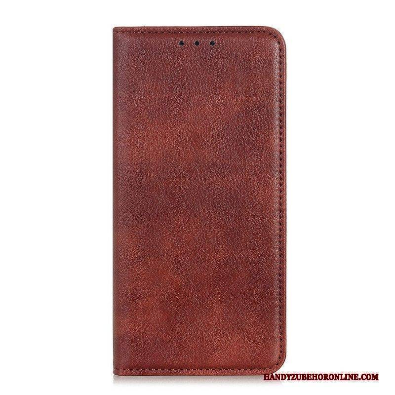 Schutzhülle Für Xiaomi Redmi Note 11 Pro / 11 Pro 5G Flip Case Litschi-spaltleder