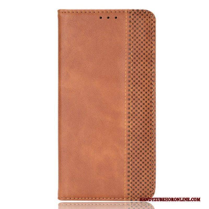 Schutzhülle Für Xiaomi Redmi Note 11 Pro / 11 Pro 5G Flip Case Stilisierter Vintage-ledereffekt