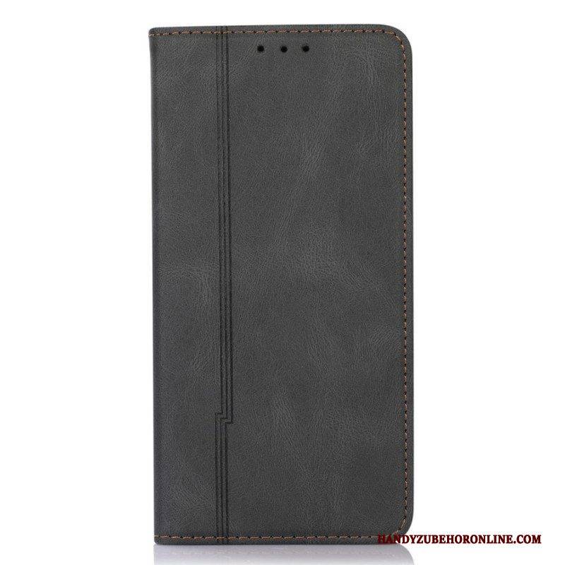 Schutzhülle Für Xiaomi Redmi Note 11 Pro Plus 5G Flip Case Stil Lederlinie