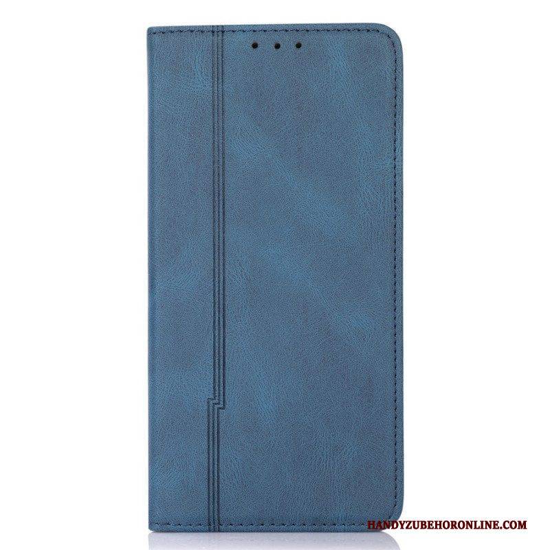 Schutzhülle Für Xiaomi Redmi Note 11 Pro Plus 5G Flip Case Stil Lederlinie